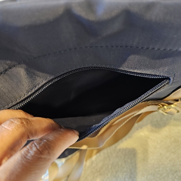 Radley Pocket Essentials Navy Nylon Backpack - Picture 8 of 15